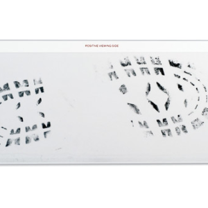 Hinged Footprint Residue Lifters - Black