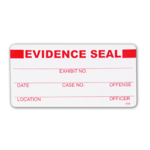 Evidence Seal - Exhibit Number